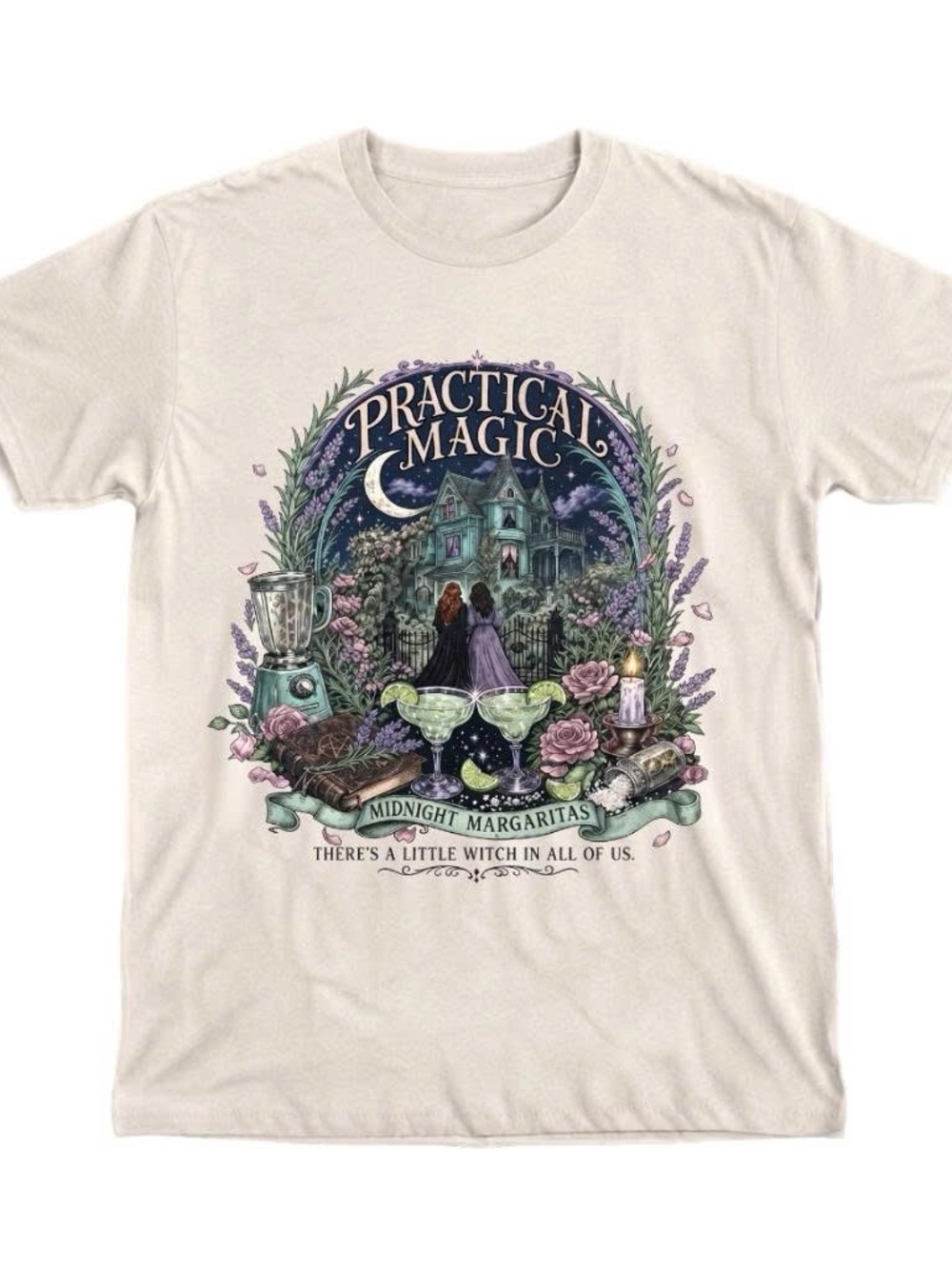 Gildan Shirt Practical Magic Graphic Tee - Midnight Margaritas